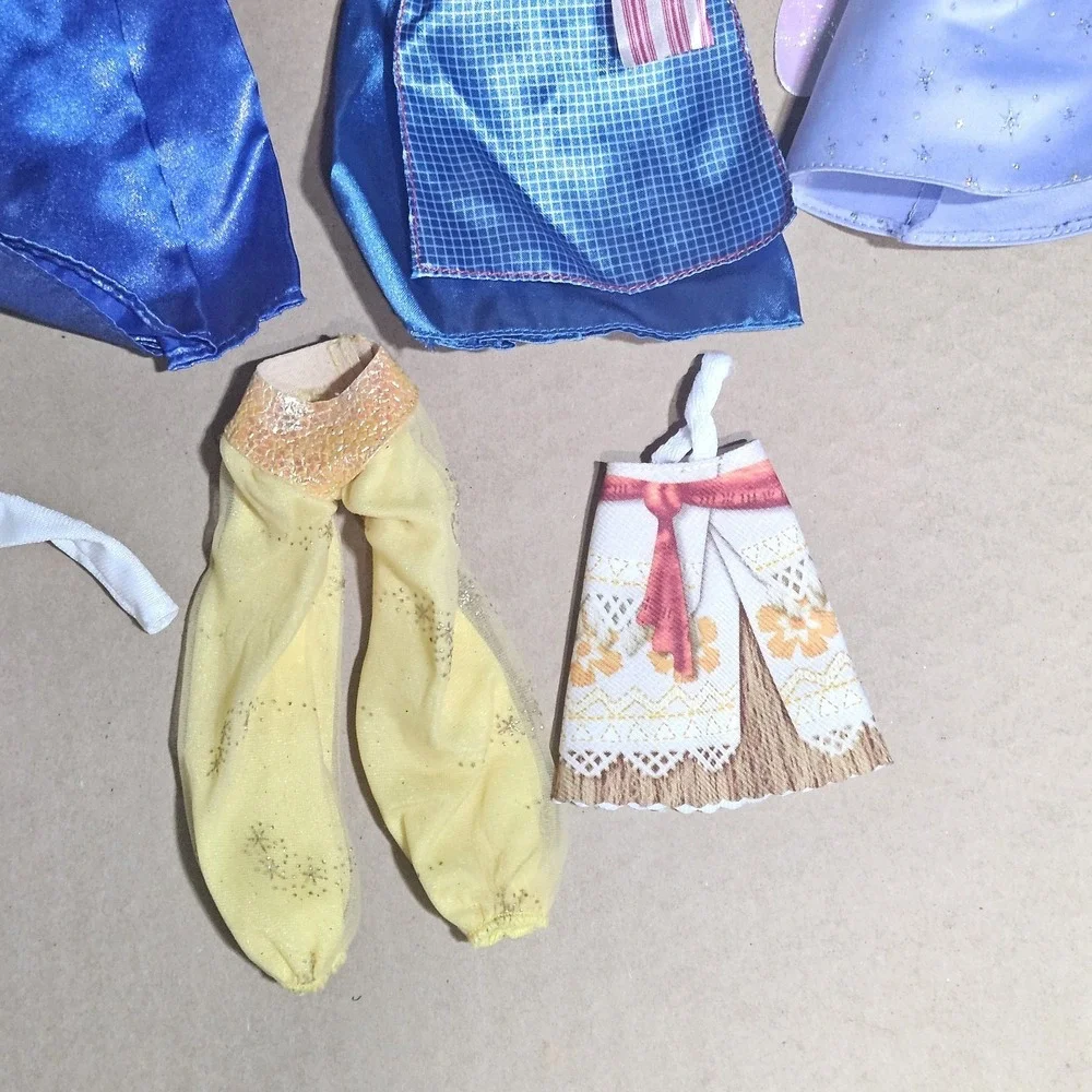 Barbie Lot Of  Doll Character Outfits, 10 Pcs